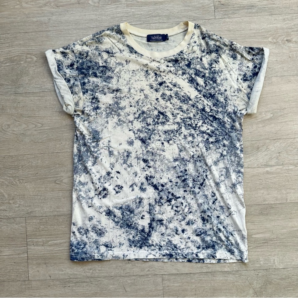 Blue Tie-Dye Topman Shirt